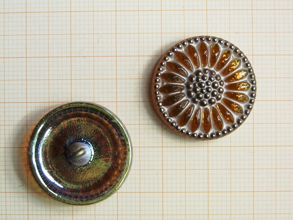 チェコガラスボタン