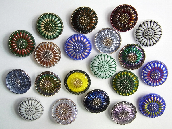 チェコガラスボタン